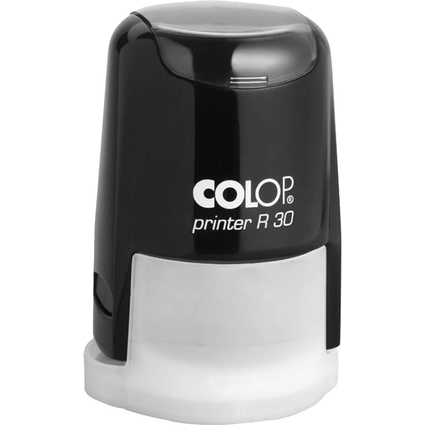 COLOP Tampon pour texte Printer R30, rond, noir