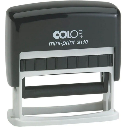 COLOP Tampon pour texte Mini-Print S110, noir