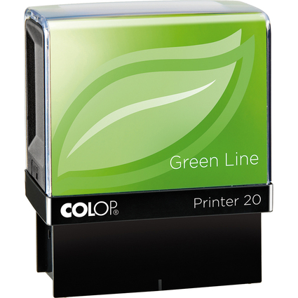 COLOP Tampon pour texte Printer 20 Green Line, 4 lignes