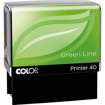 COLOP Tampon pour texte Printer 40 Green Line, 6 lignes