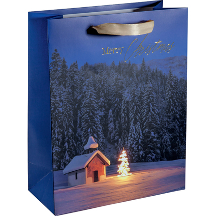 sigel Sac cadeau de Nol "Christmas Chapel", grand