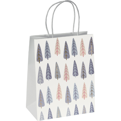 sigel Sac cadeau de Nol "Pine trees", petit