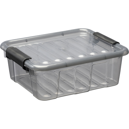 plast team Bote de rangement HOME BOX, 1,5 L, gris