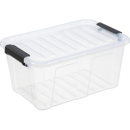 plast team Bote de rangement HOME BOX, 8 L, transparent