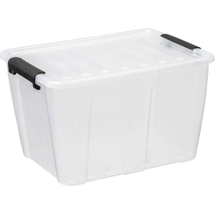 plast team Bote de rangement HOME BOX, 15 L, transparent