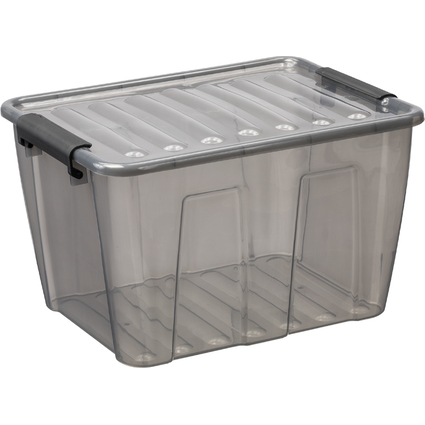 plast team Bote de rangement HOME BOX, 15 L, gris