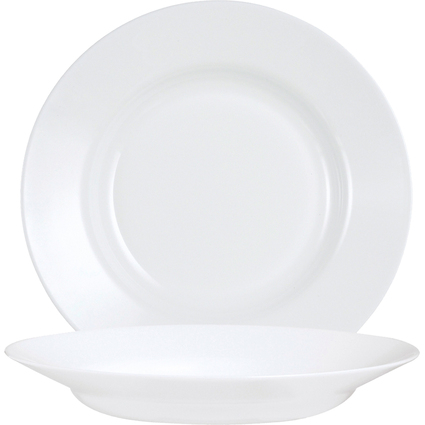 Esmeyer Arcoroc Assiette creuse EVERYDAY, 225 mm, blanc