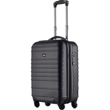 JSA Valise de voyage et d'affaires S, en ABS, noir mat