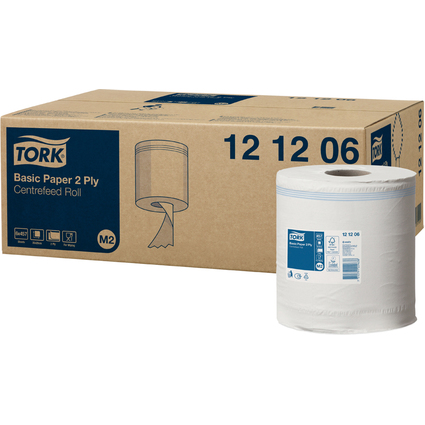 TORK Rouleau nettoyant multi-usage, 2 couches, 160 m, blanc