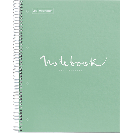 MIQUELRIUS Cahier  spirale "Notebook EMOTIONS", A4, menthe