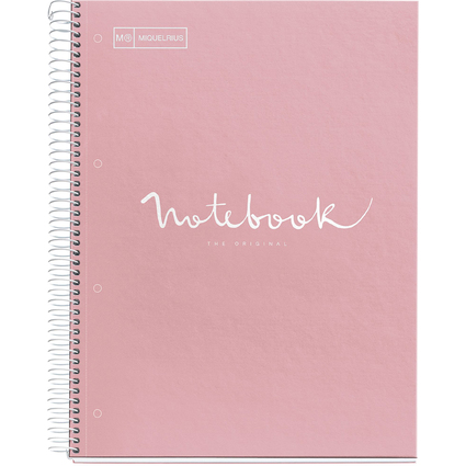 MIQUELRIUS Cahier  spirale "Notebook EMOTIONS", A4, rose