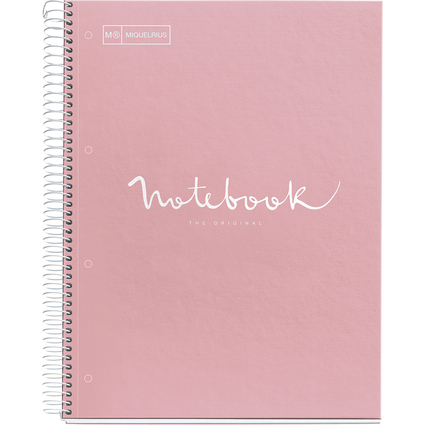 MIQUELRIUS Cahier  spirale "Notebook EMOTIONS", A4, rose