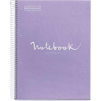 MIQUELRIUS Cahier  spirale "Notebook EMOTIONS", A4, lilas