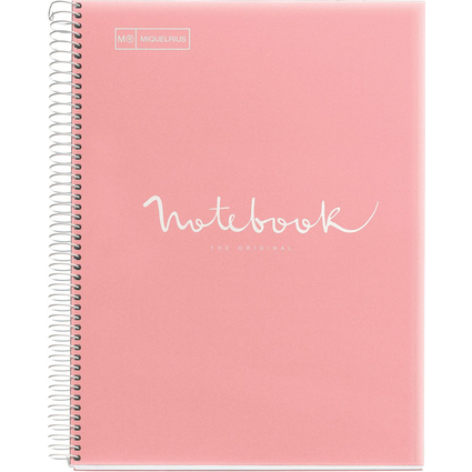 MIQUELRIUS Cahier  spirale "Notebook EMOTIONS", A4, corail