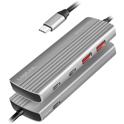 LogiLink USB 3.2 Ultra-Slim-Hub, 4-Port, 2x USB-A, 2x USB-C