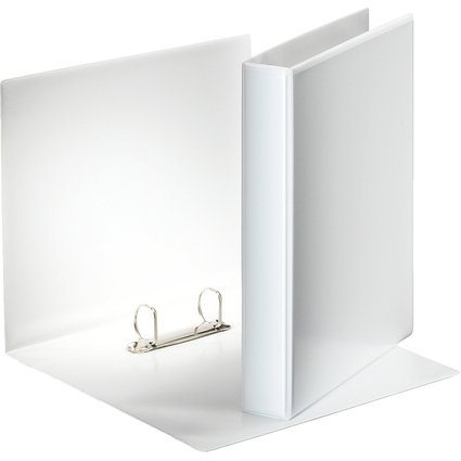 Esselte Classeur personnalisable, 2 anneaux, A5, blanc