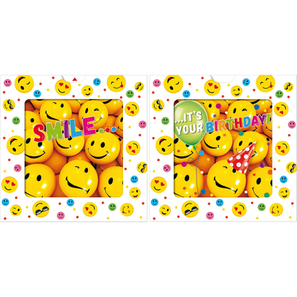 SUSY CARD Carte d'anniversaire 3D Sliding card "Smile"