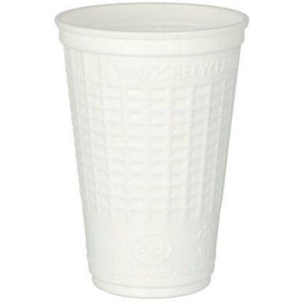 STARPAK Gobelet isotherme en plastique , 0,25 l, blanc