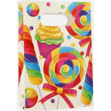 PAPSTAR Pochette cadeau "Candies", 140 x 210 x 60 mm