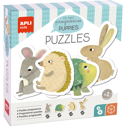 APLI kids Puzzle "My first Bbs animaux", 12 pices