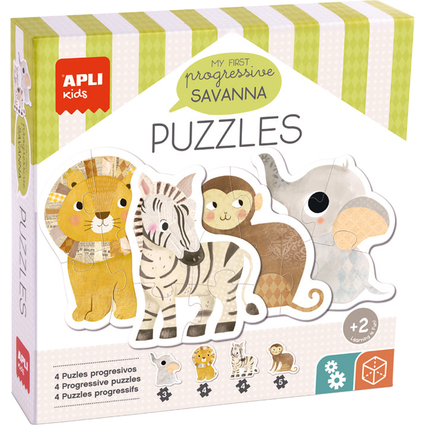 APLI kids Puzzle "My first Savane", 12 pices