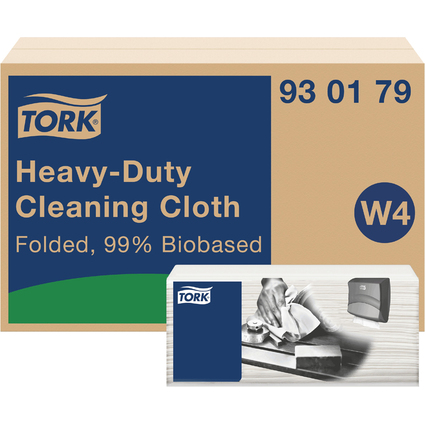 TORK Chiffon de nettoyage, 415 x 355 mm, extra fort, blanc