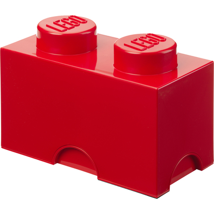 LEGO Brique de rangement STORAGE BRICK 2, 2,6 L, rouge