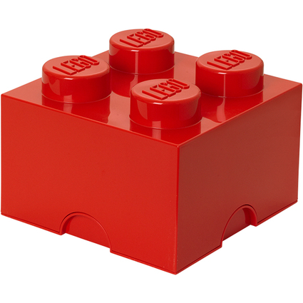 LEGO Brique de rangement STORAGE BRICK 4, 5,7 L, rouge