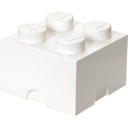 LEGO Brique de rangement STORAGE BRICK 4, 5,7 L, blanc
