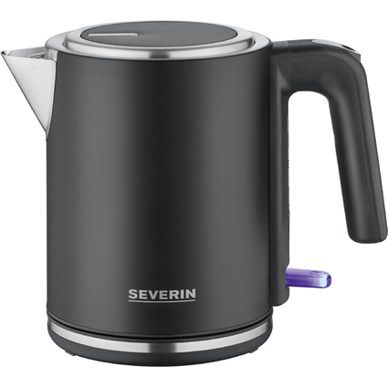 SEVERIN Bouilloire WK 9555, 1 litre, inox/noir