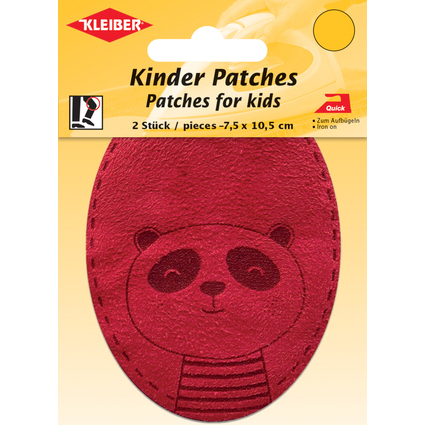 KLEIBER Application "Panda", rouge, blister de 2