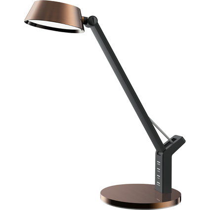 Hansa Lampe de bureau  LED Glow, pied, cuivre