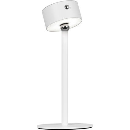 Hansa Lampe de bureau  LED rechargeable Flare ombre, blanc