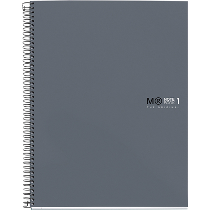 MIQUELRIUS Cahier  spirale "Notebook THE ORIGINAL" A4, gris