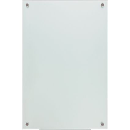 LogiLink Tableau magntique en verre, (L)600x(H)450mm, blanc