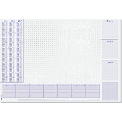 sigel Papier-Schreibunterlage "Lilac", 595 x 410 mm