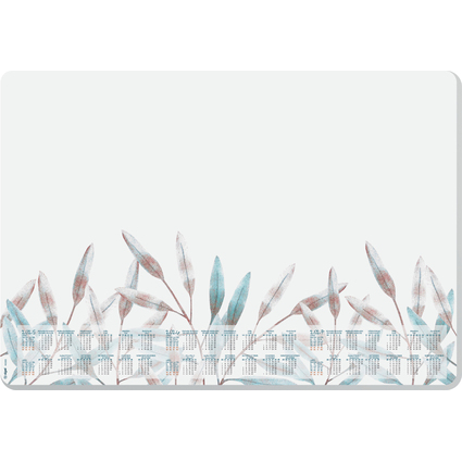 sigel Sous-mains bloc papier "Frosted Leaves", 595 x 410 mm