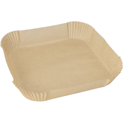 PAPSTAR Papier sulfuris prdcoup, 230x230x45 mm, marron