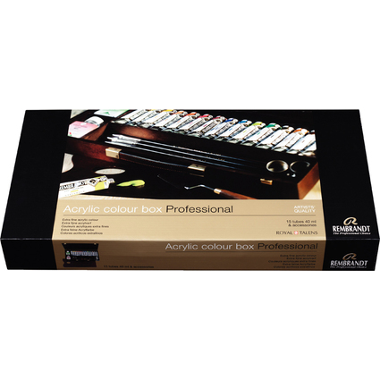 ROYAL TALENS REMBRANDT Coffret acrylique "PROFESSIONAL"