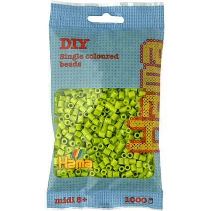 Hama Perles  repasser midi, sachet, vert citron