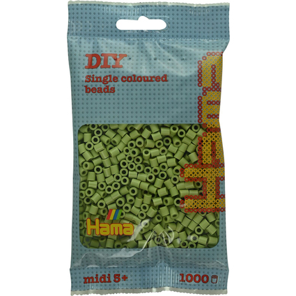 Hama Perles  repasser midi, dans un sachet, matcha