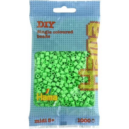 Hama Perles  repasser midi, dans un sachet, vert pastel