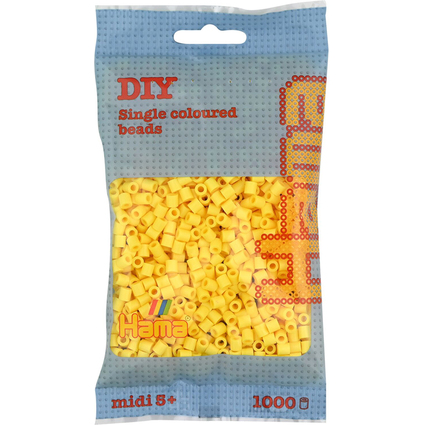 Hama Perles  repasser midi, sachet, jaune ple