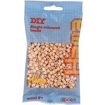 Hama Perles  repasser midi, dans un sachet, beige