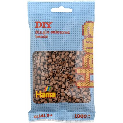 Hama Perles  repasser midi, dans un sachet, nougat