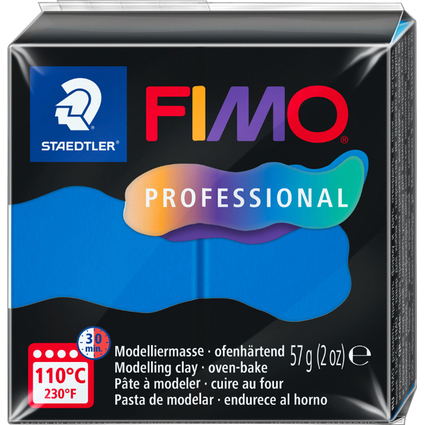 FIMO PROFESSIONAL Pte  modeler, 57 g, bleu roi