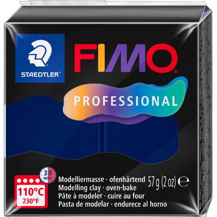 FIMO PROFESSIONAL Pte  modeler, 57 g, bleu marine