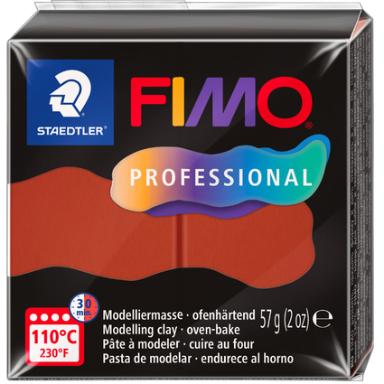 FIMO PROFESSIONAL Pte  modeler, 57 g, terracotta