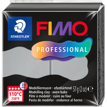 FIMO PROFESSIONAL Pte  modeler, 57 g, gris dauphin