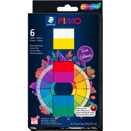 FIMO PROFESSIONAL Set de pte  modeler "True Colours"